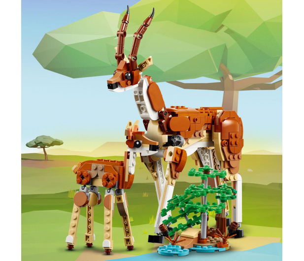 LEGO Creator 31150 Dzikie zwierzęta z safari - 1203582 - zdjęcie 10